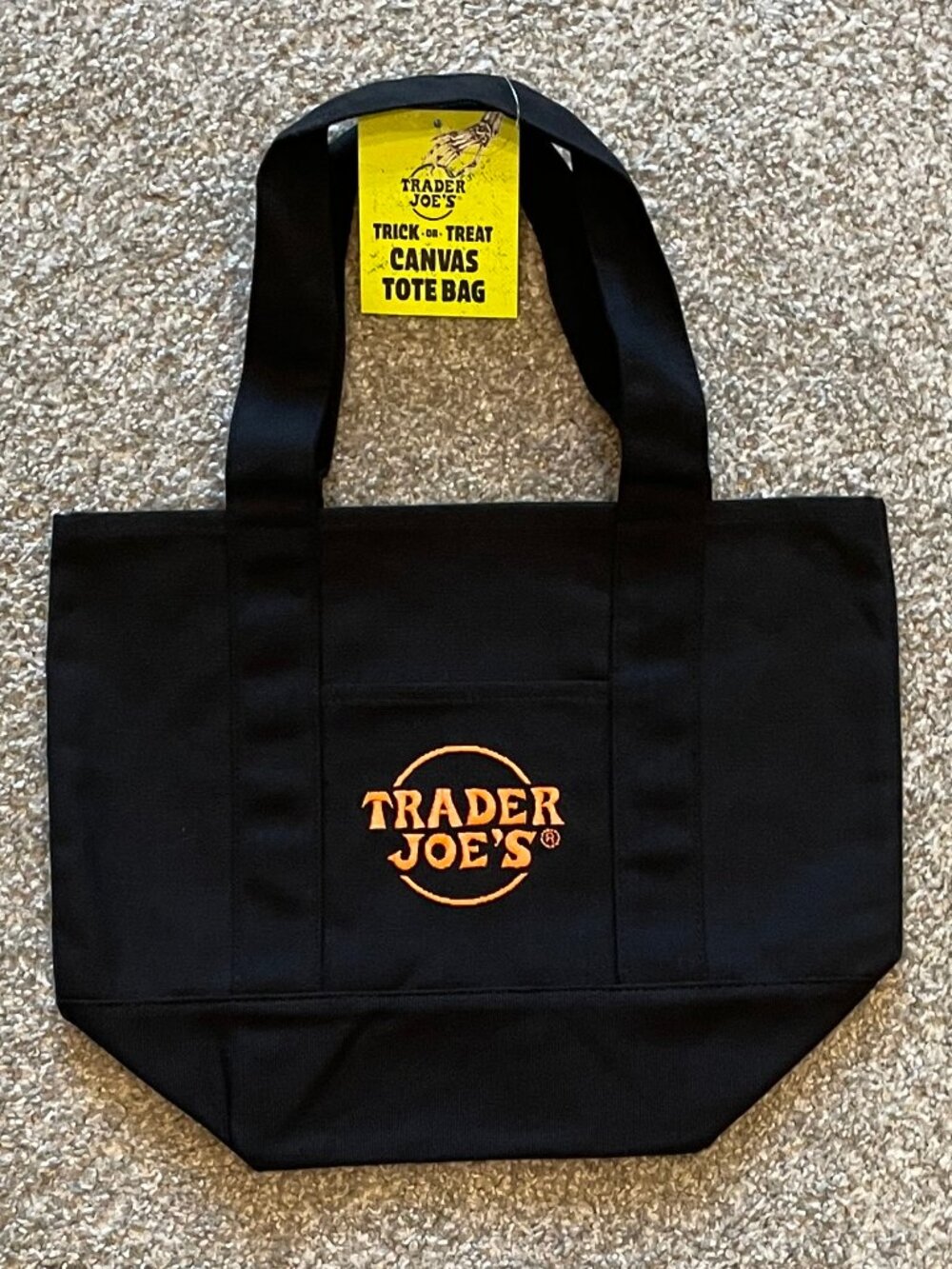 Trader Joe's Mini Trick or Treat Bag - Black (NWT)
